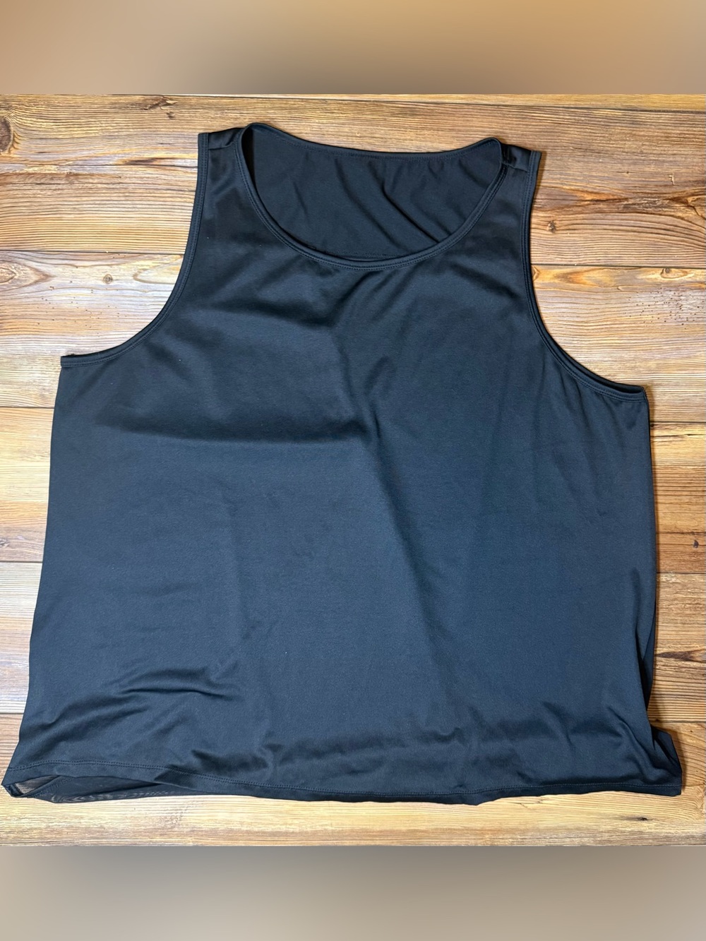 Shein Curve Black Mesh Back Athletic Tank Top Women’s 3XL Sleeveless Activewear